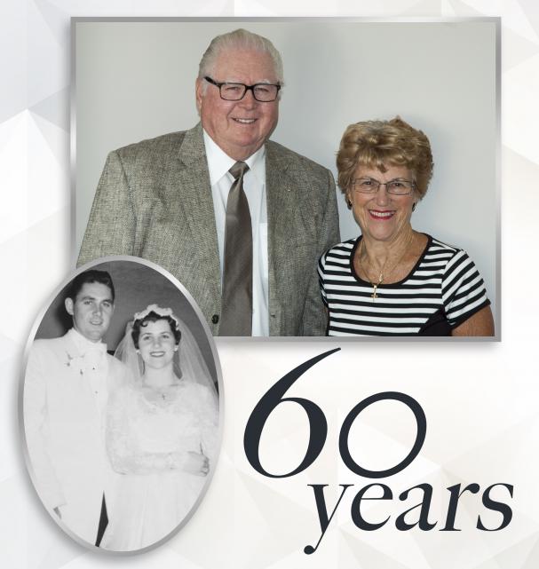 HAPPY 60th ANNIVERSARY Tom and Euleen McCann